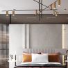 Buy Modern hanging light, metal LEDs - Rela Black 60028 at MyFaktory