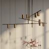 Buy Modern hanging light, metal LEDs - Rela Black 60028 - in the UK