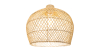 Buy Hanging Lamp Boho Bali Design Natural Rattan - Thian Natural wood 60029 - prices