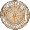 Buy Hanging Lamp Boho Bali Design Natural Rattan - Tuan Light natural wood 60030 - in the UK