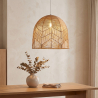Buy Hanging Lamp Boho Bali Design Natural Rattan - Tuan Light natural wood 60030 - prices