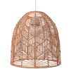 Buy Hanging Lamp Boho Bali Design Natural Rattan - Tuan Light natural wood 60030 - in the UK