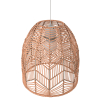 Buy Hanging Lamp Boho Bali Design Natural Rattan - Tuan Light natural wood 60030 at MyFaktory