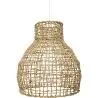 Buy Hanging Lamp Boho Bali Design Natural Rattan - Chi Natural wood 60031 - in the UK