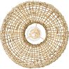 Buy Hanging Lamp Boho Bali Design Natural Rattan - Chi Natural wood 60031 in the United Kingdom