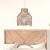 Buy Hanging Lamp Boho Bali Design Natural Rattan - Chi Natural wood 60031 with a guarantee