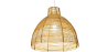 Buy Hanging Lamp Boho Bali Design Natural Rattan - Din Natural wood 60033 at MyFaktory