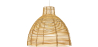 Buy Hanging Lamp Boho Bali Design Natural Rattan - Din Natural wood 60033 in the United Kingdom