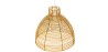 Buy Hanging Lamp Boho Bali Design Natural Rattan - Din Natural wood 60033 home delivery