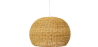 Buy Hanging Lamp Boho Bali Design Natural Rattan - Vin Natural wood 60034 - in the UK