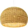 Buy Hanging Lamp Boho Bali Design Natural Rattan - Vin Natural wood 60034 in the United Kingdom