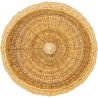 Buy Hanging Lamp Boho Bali Design Natural Rattan - Vin Natural wood 60034 home delivery