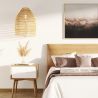 Buy Hanging Lamp Boho Bali Design Natural Rattan - Tuyen Natural wood 60036 in the United Kingdom
