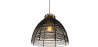Buy Hanging Lamp Boho Bali Design Natural Rattan - Tui Black 60037 at MyFaktory