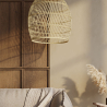 Buy Hanging Lamp Boho Bali Design Natural Rattan - Duc Natural wood 60039 - in the UK