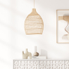 Buy Hanging Lamp Boho Bali Design Natural Rattan - Duc Natural wood 60039 home delivery