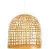 Buy Hanging Lamp Boho Bali Design Natural Bamboo - Suong Natural wood 60043 - in the UK