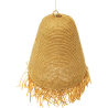 Buy Hanging Lamp Boho Bali Design Natural Raffia - Hue Natural wood 60046 - prices