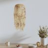 Buy Hanging Lamp Boho Bali Design Natural Bamboo - Luong Natural wood 60048 - in the UK