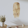 Buy Hanging Lamp Boho Bali Design Natural Bamboo - Luong Natural wood 60048 - in the UK