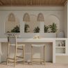 Buy Hanging Lamp Boho Bali Design Natural Rattan - Chiwa Natural wood 60049 in the United Kingdom