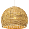 Buy Hanging Lamp Boho Bali Design Natural Rattan - Thu Natural wood 60051 - prices