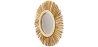 Buy Wall Mirror - Boho Bali Round Design (60 cm) - Tera Natural wood 60055 at MyFaktory