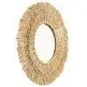 Buy Wall Mirror - Boho Bali Round Design (60 cm) - Qui Natural wood 60056 - prices