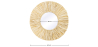 Buy Wall Mirror - Boho Bali Round Design (60 cm) - Gaui Natural wood 60057 in the United Kingdom