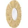 Buy Wall Mirror - Boho Bali Round Design (60 cm) - Gaui Natural wood 60057 - prices