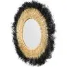 Buy Wall Mirror - Boho Bali Round Design (60 cm) - Melu Natural wood 60059 at MyFaktory