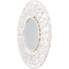 Buy Wall Mirror - Boho Bali Round Design (60 cm) - Chiua White 60060 at MyFaktory