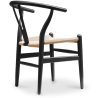 Buy X2 Dining Chair Scandinavian Design Wooden Cord Seat - Wish Black 60062 in the United Kingdom