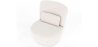 Buy White boucle ​armchair - upholstered - Caroline White 60071 - in the UK