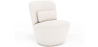 Buy White boucle ​armchair - upholstered - Caroline White 60071 in the United Kingdom