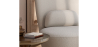 Buy White boucle ​armchair - upholstered - Caroline White 60071 home delivery