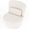 Buy White boucle ​armchair - upholstered - Caroline White 60071 home delivery