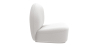 Buy White boucle ​armchair - upholstered - Sabine White 60072 home delivery