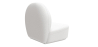 Buy White boucle ​armchair - upholstered - Sabine White 60072 with a guarantee