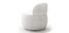 Buy White boucle ​armchair - upholstered - Piera White 60073 at MyFaktory