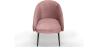 Buy Dining Chair Upholstered Velvet - Cenai Pink 60076 - in the UK