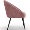 Buy Dining Chair Upholstered Velvet - Cenai Pink 60076 with a guarantee