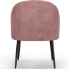 Buy Dining Chair Upholstered Velvet - Cenai Pink 60076 - in the UK
