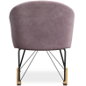 Buy Rocking armchair upholstered in velvet - Frida  Light Pink 60082 - prices