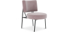 Buy Velvet upholstered dining chair - Light Pink - Hebay Light Pink 60085 - in the UK