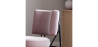 Buy Velvet upholstered dining chair - Light Pink - Hebay Light Pink 60085 at MyFaktory