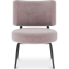 Buy Velvet upholstered dining chair - Hebay Light Pink 60085 - prices