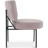Buy Velvet upholstered dining chair - Light Pink - Hebay Light Pink 60085 in the United Kingdom