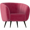 Buy Velvet upholstered armchair - Cognac - Oysa Cognac 60086 in the United Kingdom