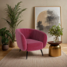 Buy Velvet upholstered armchair - Cognac - Oysa Cognac 60086 - prices